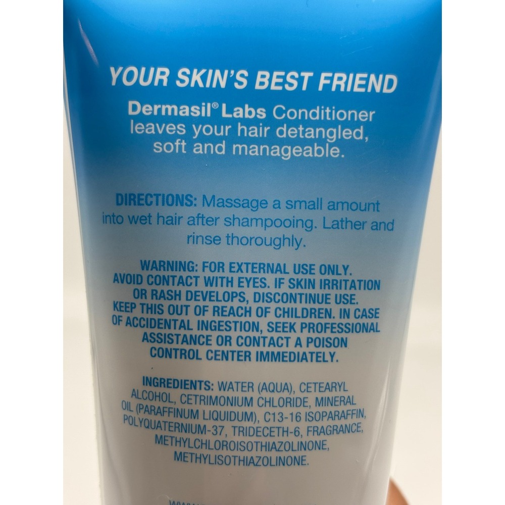 Dermasil Labs Ultra Gentle Conditioner 6oz Blue Sensitive Scalp Oil-Free - Picture 4 of 6